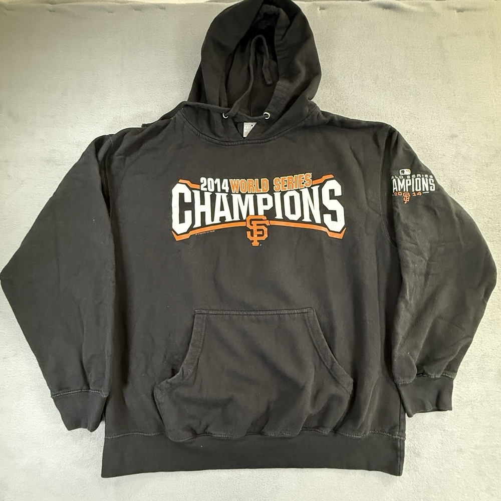 San Francisco Giants 2014 World Series MLB Baseball‎ Pullover Hoodie Mens Large